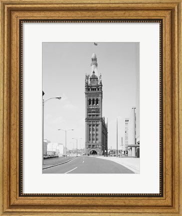 Framed City Hall, 200 East Wells Street, Milwaukee, Milwaukee County, WI Print