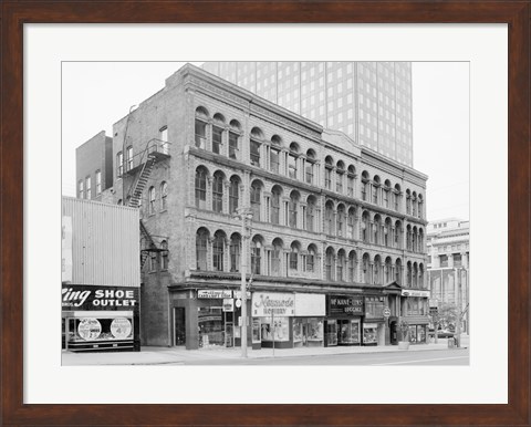Framed Iron Block, 205 East Wisconsin Avenue, Milwaukee, Milwaukee County, WI Print