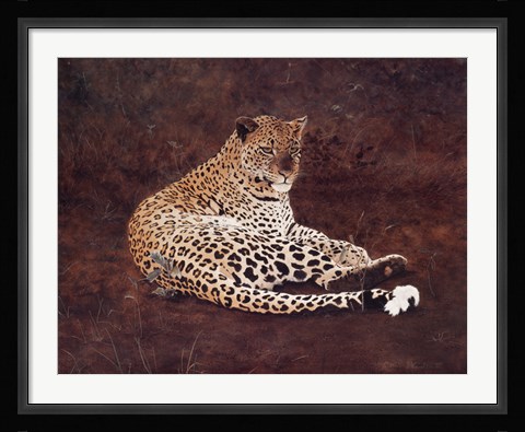 Framed Surveying Her Realm Print