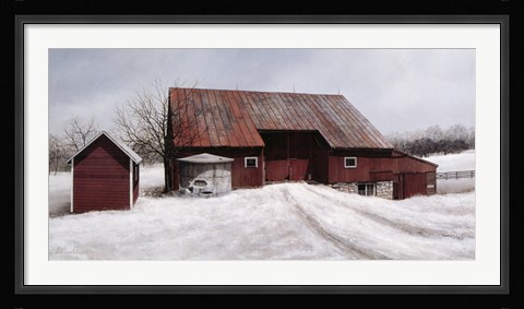 Framed Winter Solace Print