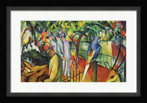 Framed Zoologischer Garten I - Zoological Garden I, 1912 Print