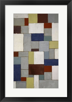 Framed L'Aubette: Composition Study For A Ceiling,  1926-27 Print