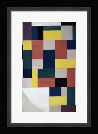 Framed Pure Painting ( Composition),  1920 Print