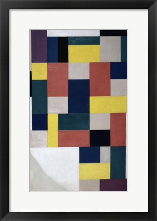 Framed Pure Painting ( Composition),  1920 Print