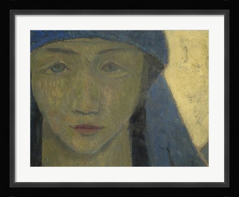 Framed Head Of A Breton Woman, 1908 Print