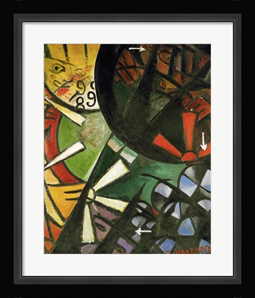 Framed Roulette, 1915 Print