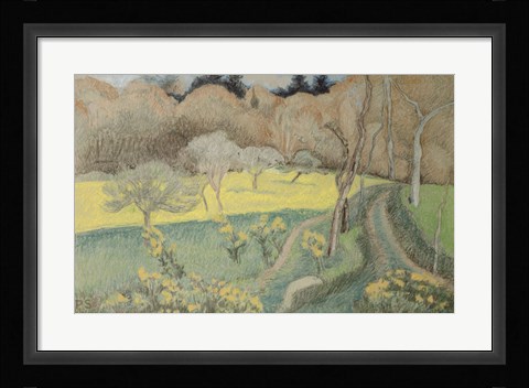 Framed Landscape, 1912 Print