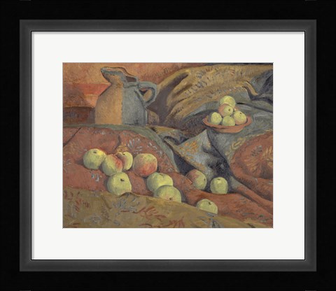 Framed Still Life: Apples And Pitcher, 1912 Print