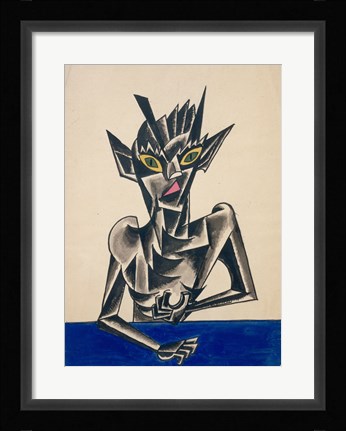 Framed Young Devil, 1920 Print
