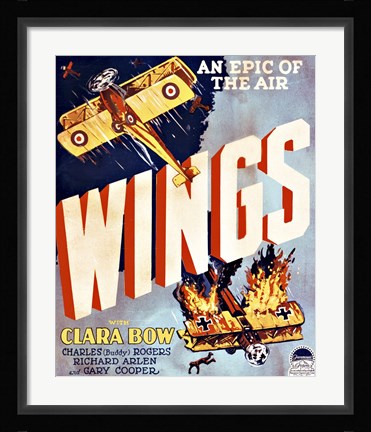 Framed Wings Movie Poster Print