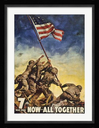 Framed Marines All Together Print