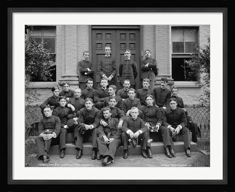 Framed Group of Cadets, U.S. Naval Academy Print