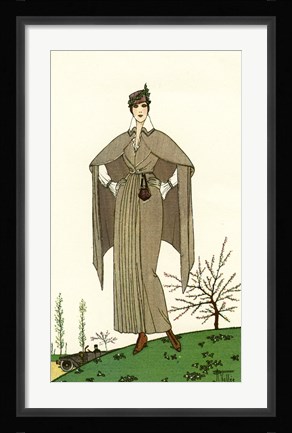 Framed Costumes Parisiens of 1914, Women's Fashion Print