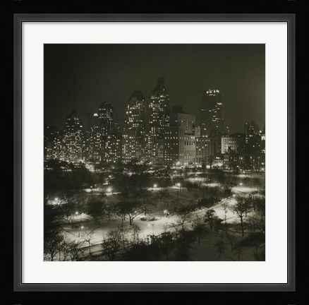 Framed Winter Central Park Print