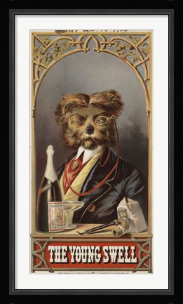 Framed Young Swell, 1869 Print