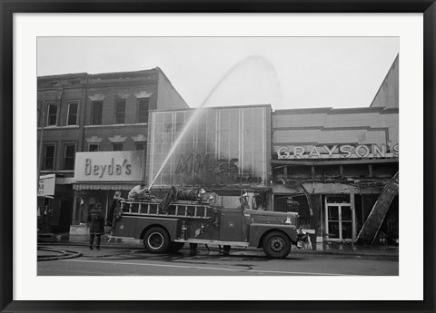 Framed Aftermath of the April 1968 D.C. Riot Print