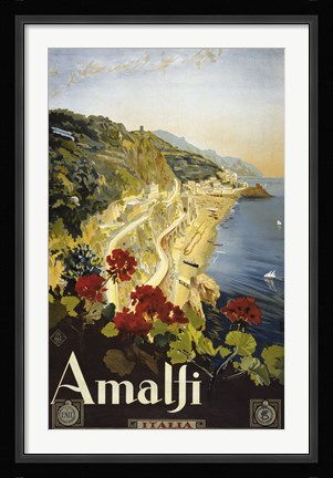 Framed Amalfi Print