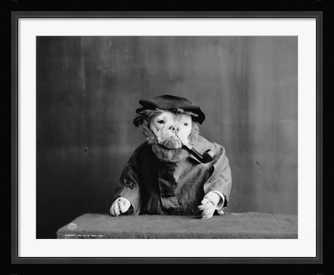 Framed Old Sea Dog, Literally Print