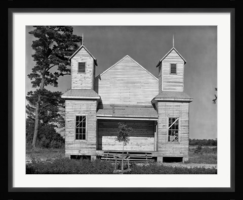 Framed Church, Southeastern U.S., #2 Print