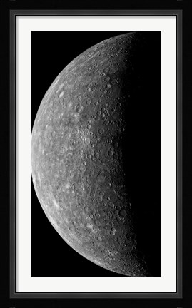 Framed Planet Mercury, March 24, 1974 Print