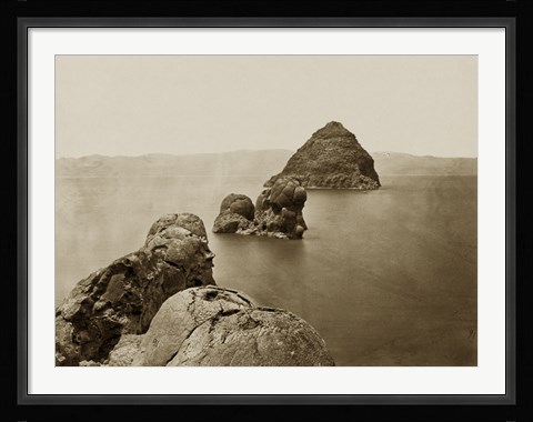Framed Pyramid and Domes, NV Print