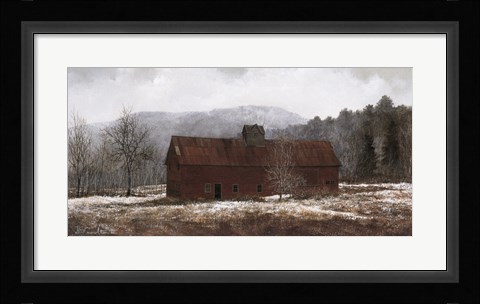 Framed Winter Meadow Print