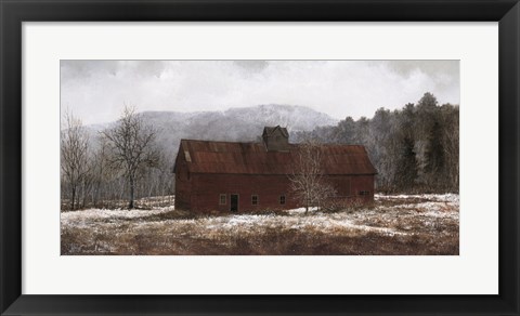 Framed Winter Meadow Print