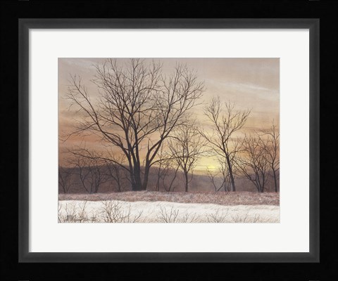 Framed Silent Sunset Print