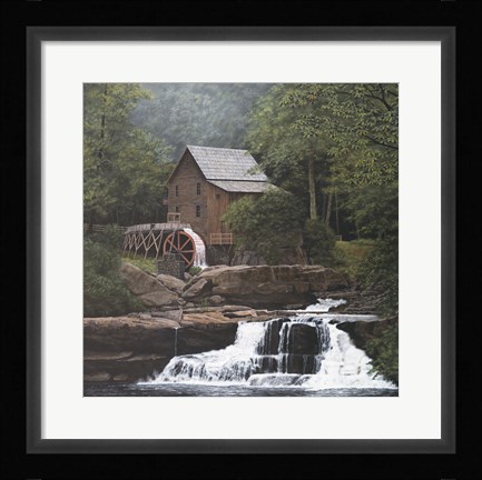 Framed Glade Creek Mill Print