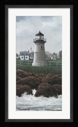 Framed Island Light Print