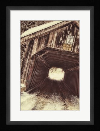Framed Covered Bridge Print