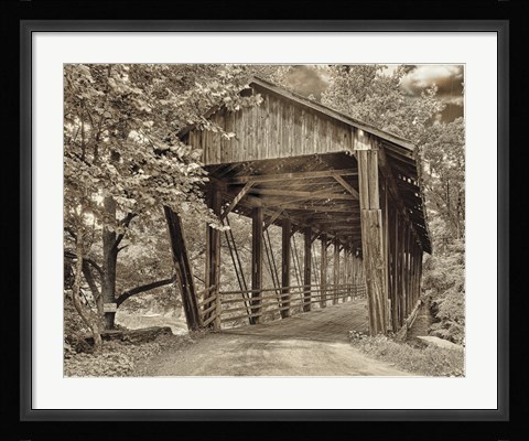 Framed Covered Bridge Print