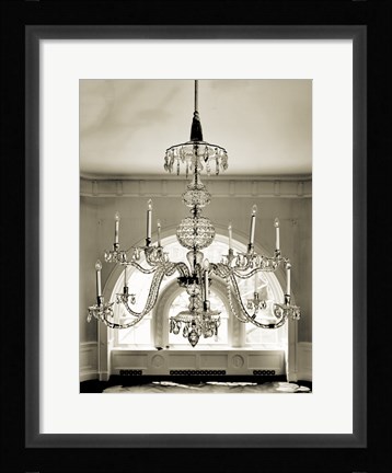 Framed Crystal Chandelier Print