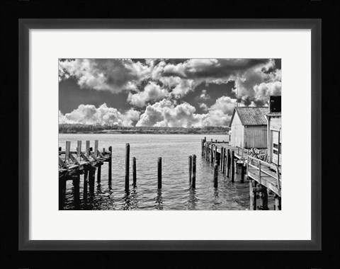 Framed Wharf Print