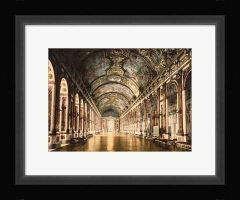 Framed Hall of Mirrors Versailles Print
