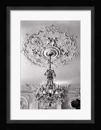 Framed Ornate Ceiling Engraving Print