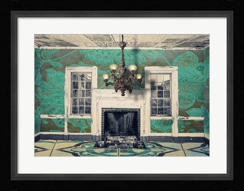 Framed Aqua Room Print