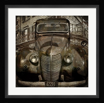 Framed Old New York Print