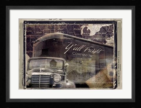 Framed Y'all Freight Co Print