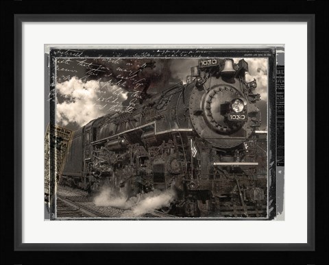 Framed All Aboard Print