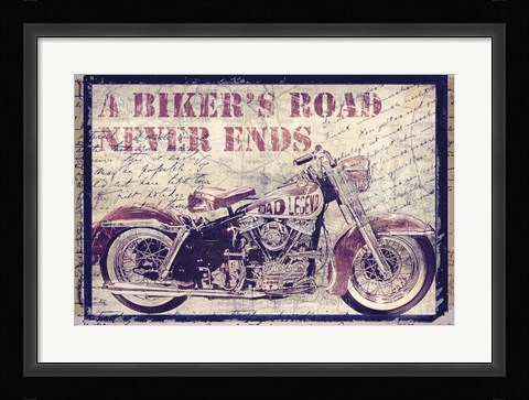 Framed Road Legend Print