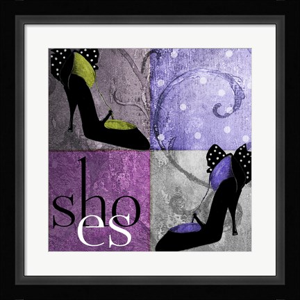 Framed Shoes I Print