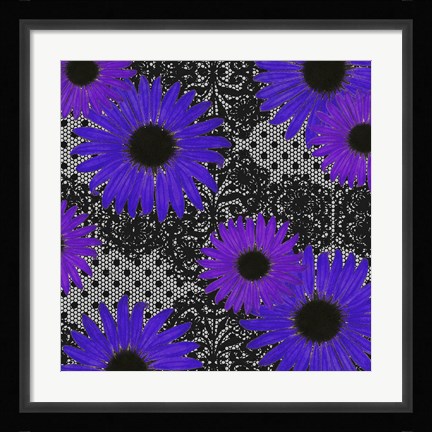Framed Living Lace II Print