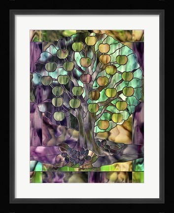 Framed Golden Apples Print