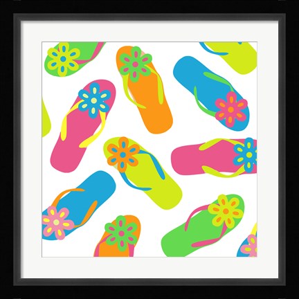 Framed Summer Fun I Print