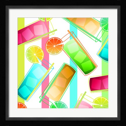 Framed Summer Fun III Print