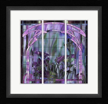 Framed Art Nouveau Print