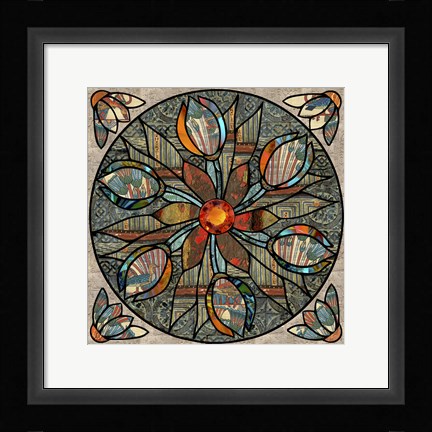 Framed Mandala Ibis Print