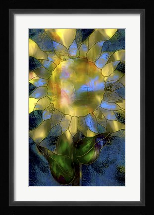 Framed Yellow Sunflower Print