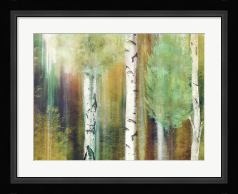 Framed Morning Trees Print